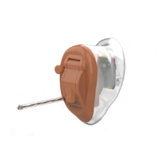 MIRACLEEAR EARMINI 5 CIC 312 EV MANUAL Pdf Download ManualsLib