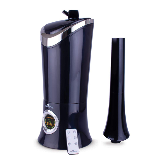 AIR INNOVATIONS CLEAN MIST MH701BA INSTRUCTION MANUAL AND WARRANTY