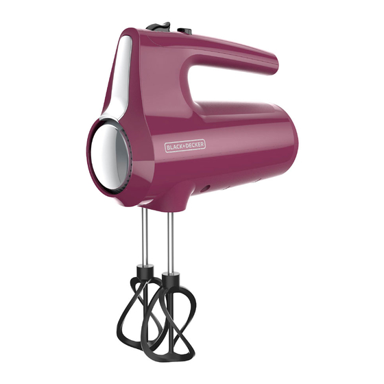 Black & Decker PERFORMANCE HELIX MX610 Series Use And Care Manual