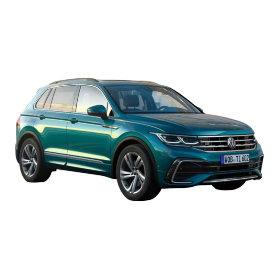 Volkswagen Tiguan 2021 Quick Start Manual