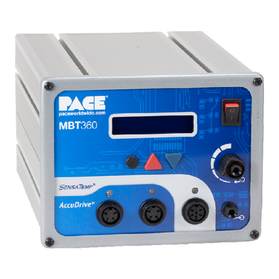 PACE MBT360 QUICK START MANUAL Pdf Download ManualsLib