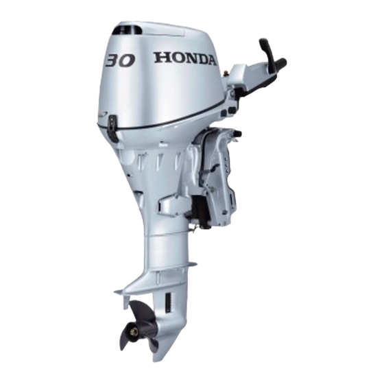 HONDA marine BF30D Owner's Manual