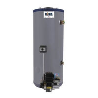 Bock Water Heaters 72E-TO Installation, Operation & Maintenance Instructions Manual
