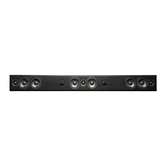 Triad OnWall Mini LCR 3.SE Quick Start Manual