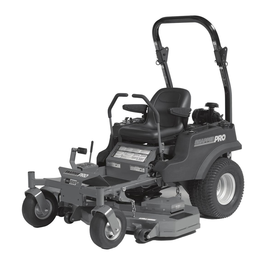Snapper S150X Series Operator's Manual