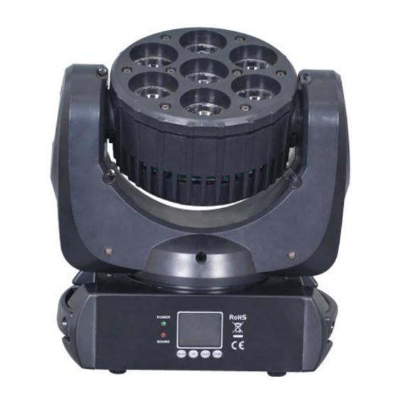 MJ LED LIGHTNING MJ-1012A User Manual