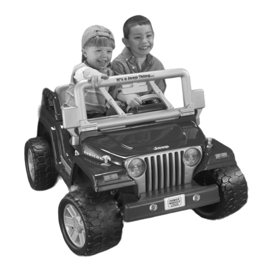 Fisher-Price Power Wheels N3089 Owner's Manual