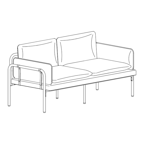 Mocka Hubert Two Seater Sofa Manual