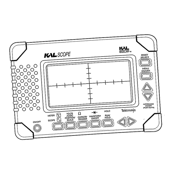 Kal-Equip automotive supplement Instruction Manual