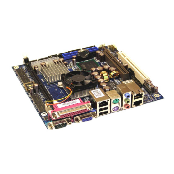 Kontron 786LCD/mITX LV User Manual
