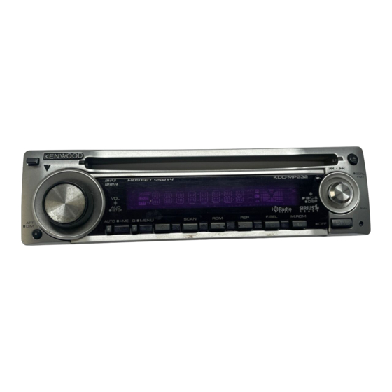 Kenwood KDC-W4534 Service Manual