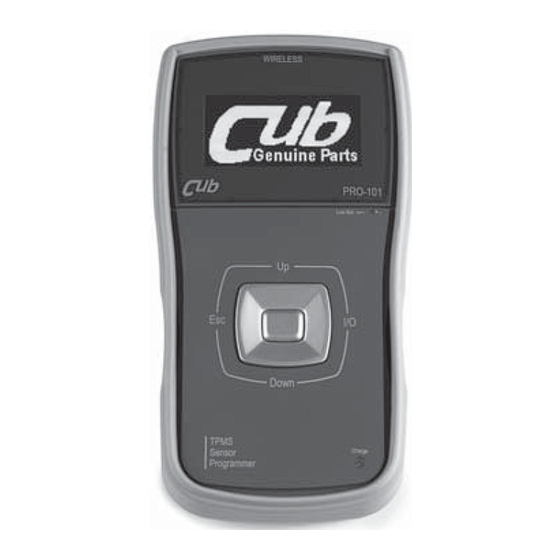 Cub PUR-TPMS User Manual