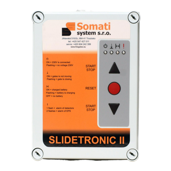 Somati system SLIDETRONIC II Quick Start Manual