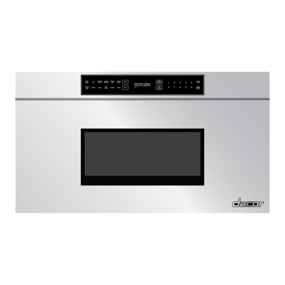 Dacor Microwave In-A-Drawer RRNMD30S Installation Instructions Manual