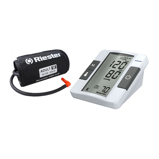 Riester ri-champion smartPRO+ Quick Start Manual