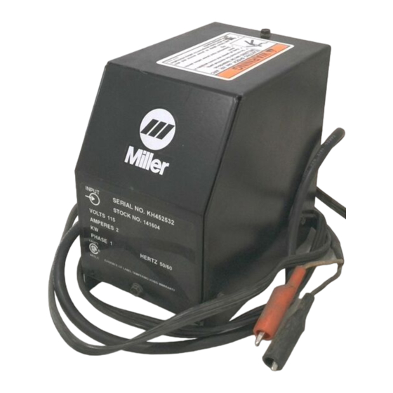 Miller PSA-2 Owner's Manual