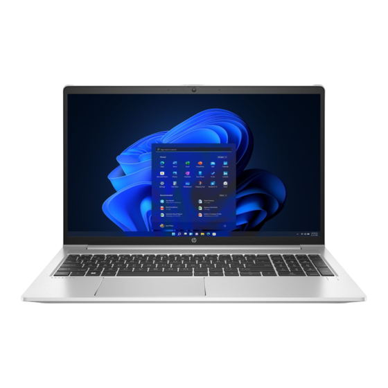 HP Probook 450 G9 Manuals