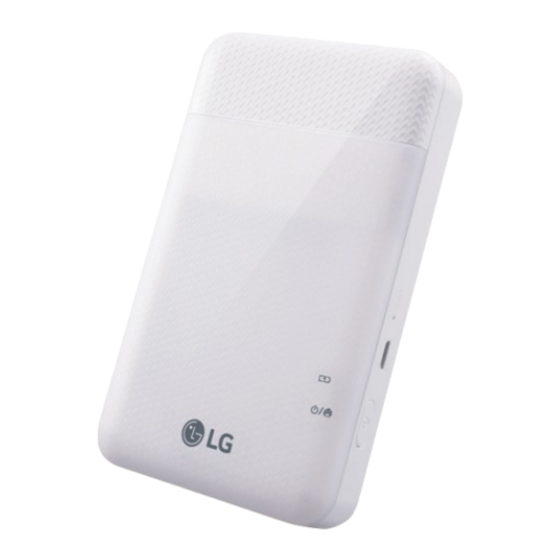 LG Pocket Photo PD261P Owner's Manual