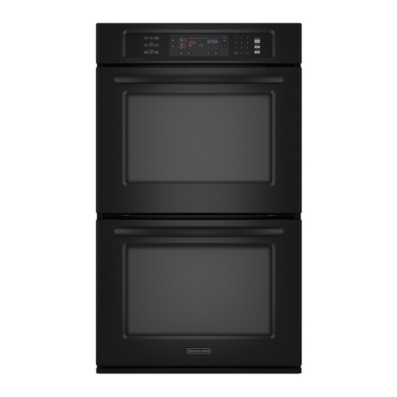 KitchenAid KEBC247KBL - Architect Series: 24'' Double Electric Wall Oven Manuals