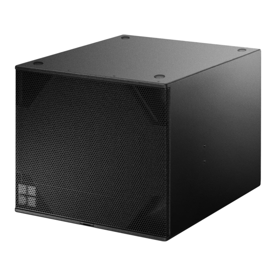 d&b audiotechnik Bi6-SUB User Manual
