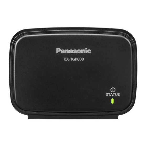 Panasonic NEXTIVA KT-TGP 600 User Manual
