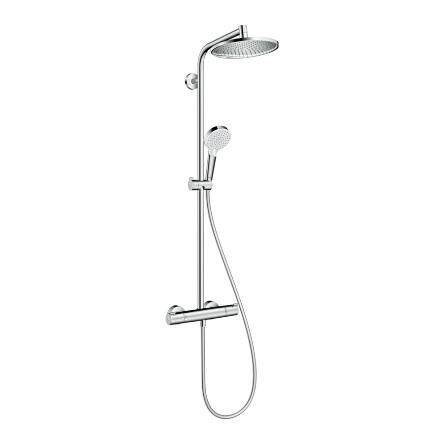 Hans Grohe Raindance Select S 240 Installation And User Instructions Manual