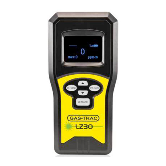 SENSIT Technologies LZ-30 Quick Start Instructions