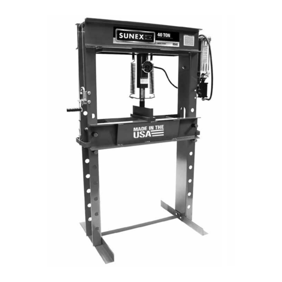 Sunex HD 5740AH Owner's Manual