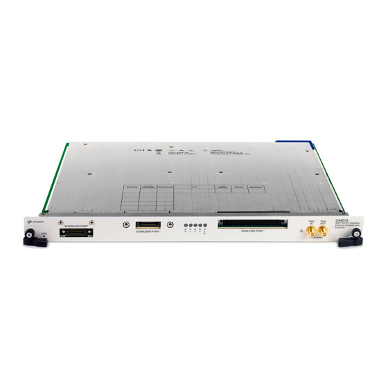 User Manuals: Keysight U4421A MIPI Protocol Analyzer