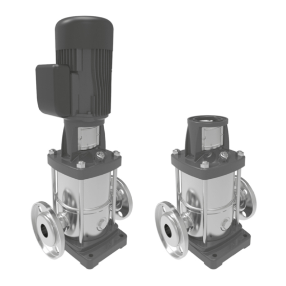 Xylem LOWARA e-SV Series Additional Installation, Operation And Maintenance Instructions