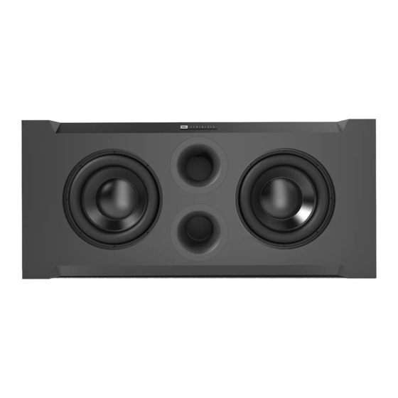 Harman JBL Synthesis SSW-1 Manuals