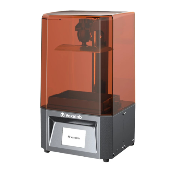 Voxelab Proxima 6.0 Quick Start Manual