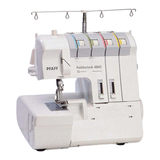 Pfaff hobbylock 4842 Instruction Manual
