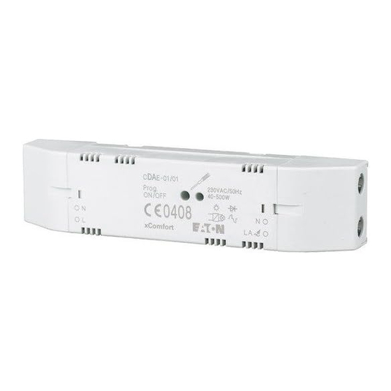 Eaton xComfort CDAE-01/02 Assembly Instructions