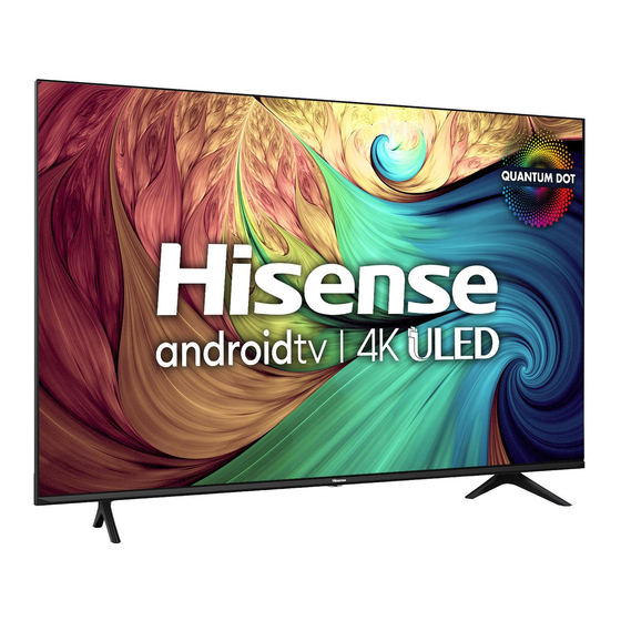 HISENSE U68G SERIES USER MANUAL Pdf Download | ManualsLib