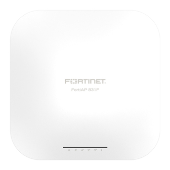 Fortinet FortiAP 831F Quick Start Manual