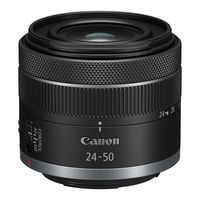 Canon RF 24-50mm F4.5-6.3 IS STM Instructions Manual
