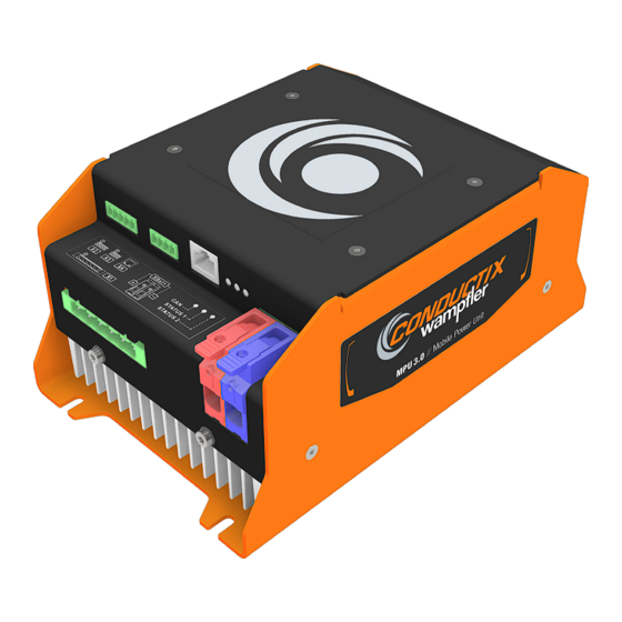 Conductix-Wampfler MPU 3.0 Manuals