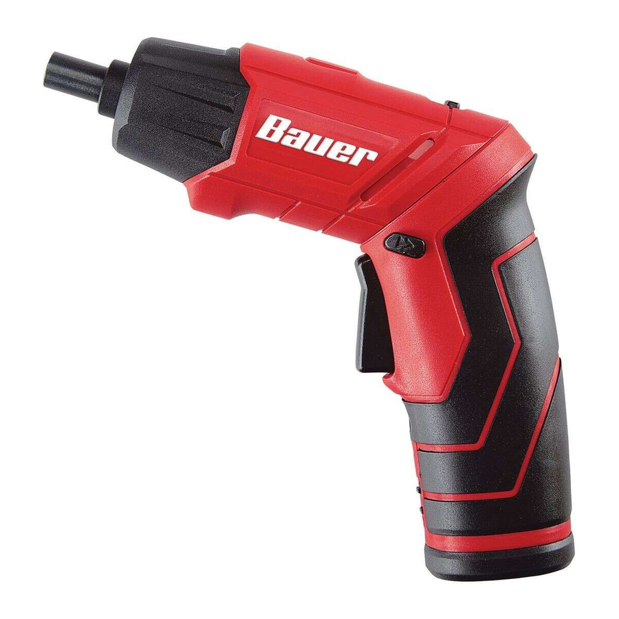 Bauer 1894F-B, 64313 - 1/4 in. Screwdriver Manual