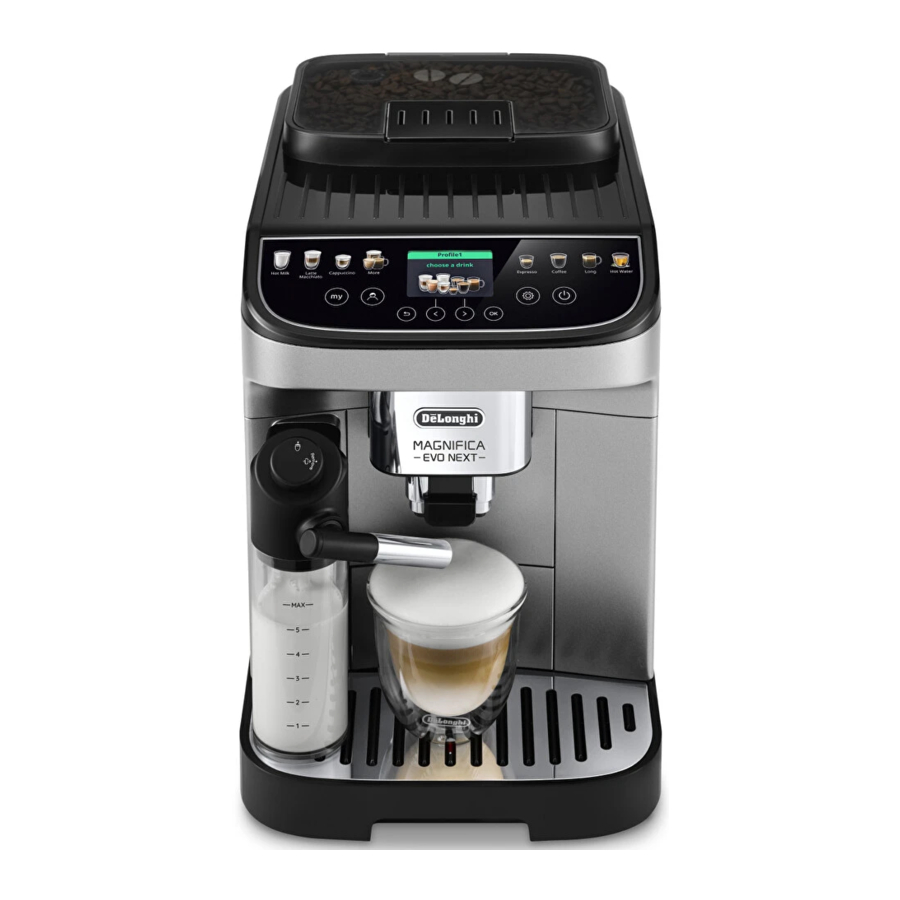 DeLonghi MAGNIFICA EVO NEXT ECAM31080 / ECAM31080SB Manual