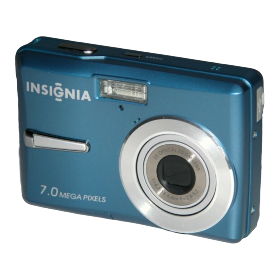 Insignia NS DSC7B09 - Digital Camera - Compact Manual De L'utilisateur