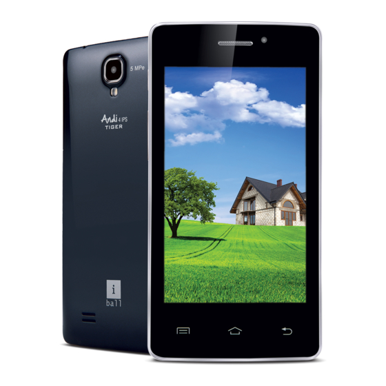 iBall Andi4 IPS Tiger User Manual