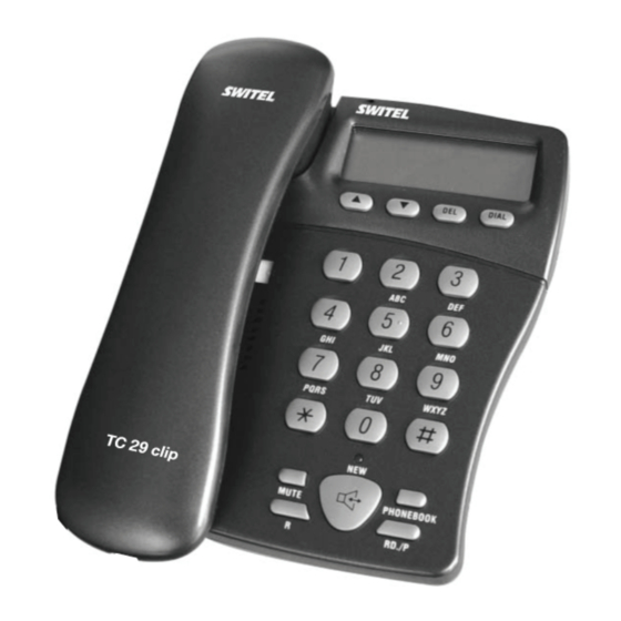 switel TC 29 clip Operating Instructions Manual