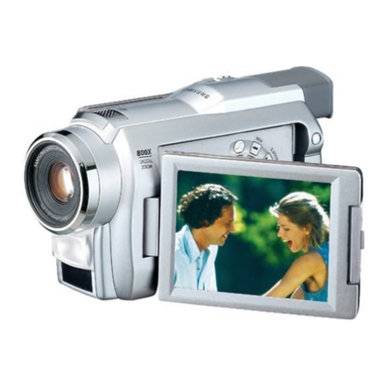 User Manuals: Samsung SCD27/D29 MiniDV Camcorder