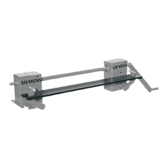 Siemens Milltronics MWL Weight Lifter Operating Instructions Manual