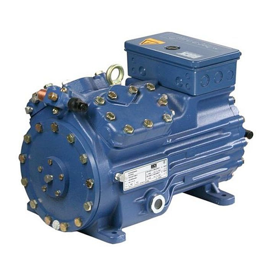 GEA HGX34 CO2 T Series Bock Compressor Manuals