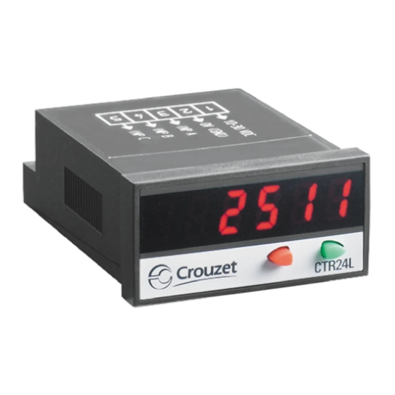 Crouzet CTR24L-2513 Operating Instructions Manual