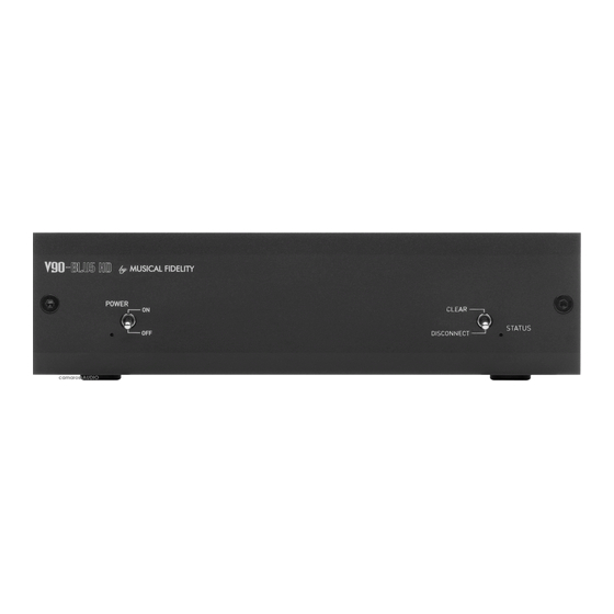 Musical Fidelity V90-BLU5 HD Instructions