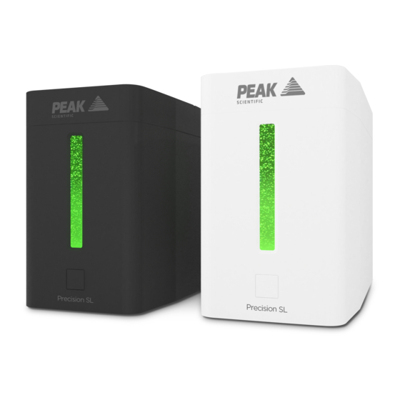 Peak Scientific Precision SL Series Installation Manual