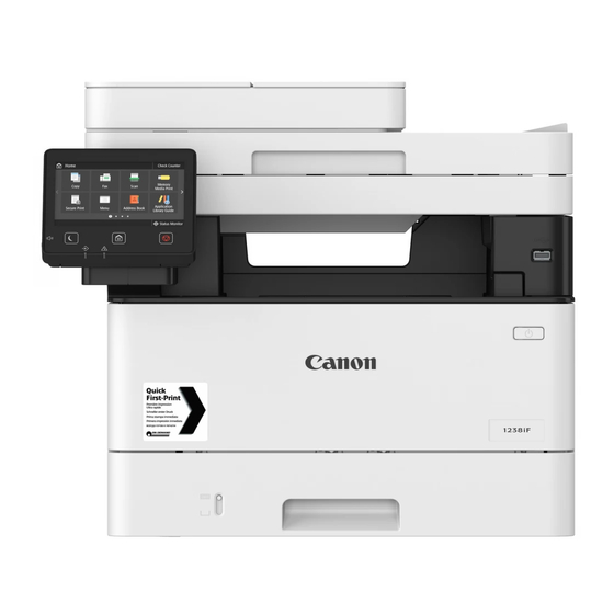 Canon 1238iF II Setup Manual